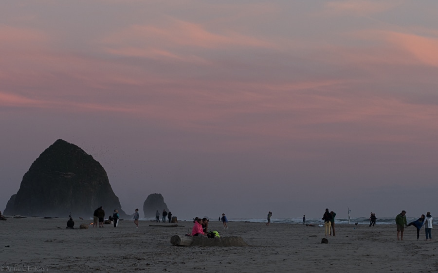 Haystack rock, Cannon Beach, Astoria, Oregon, USA